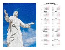 Load image into Gallery viewer, "Come Unto Me" 17x22 inch 2024 Fine Art Calendar
