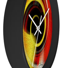 Load image into Gallery viewer, "Temporal Vortex 3R" 10" Fine Art Wall Clock