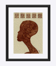 Load image into Gallery viewer, &quot;African Man Profile&quot; Matted Fine Art Print