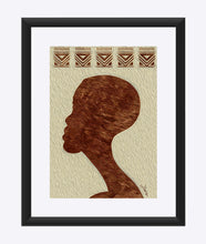 Load image into Gallery viewer, "African Man Profile" Matted Fine Art Print