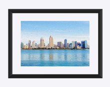 Load image into Gallery viewer, &quot;America&#39;s Finest City&quot; Matted Fine Art Print