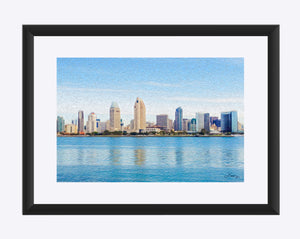 "America's Finest City" Matted Fine Art Print