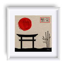 Load image into Gallery viewer, "Asian Reflections 5" Matted Fine Art Print