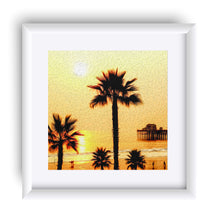 Load image into Gallery viewer, "At the Beach in Oceanside, California" Matted Fine Art Print