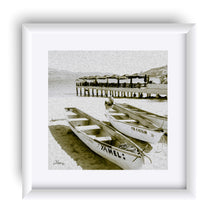 Load image into Gallery viewer, "Boats at the Beach in Acapulco, Mexico" Matted Fine Art Print