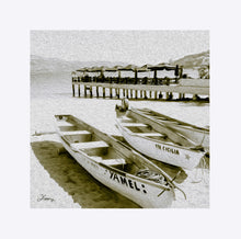 Load image into Gallery viewer, "Boats at the Beach in Acapulco, Mexico" Matted Fine Art Print