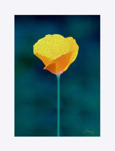Load image into Gallery viewer, "California Poppy 1" Matted Fine Art Print