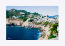 Load image into Gallery viewer, "Cliffs in Acapulco, Mexico 1" Matted Fine Art Print