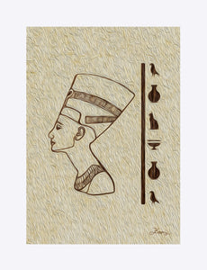 "Egyptian King" Matted Fine Art Print