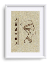 Load image into Gallery viewer, &quot;Egyptian Queen&quot; Matted Fine Art Print
