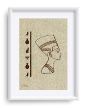 Load image into Gallery viewer, "Egyptian Queen" Matted Fine Art Print