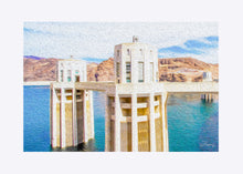 Load image into Gallery viewer, "Hoover Dam 1" Matted Fine Art Print
