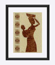 Load image into Gallery viewer, "African Maternal Grace 2" Matted Fine Art Print