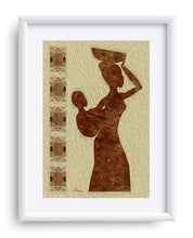 Load image into Gallery viewer, "African Maternal Grace 2" Matted Fine Art Print