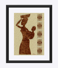 Load image into Gallery viewer, "African Maternal Grace 1" Matted Fine Art Print