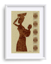 Load image into Gallery viewer, "African Maternal Grace 1" Matted Fine Art Print