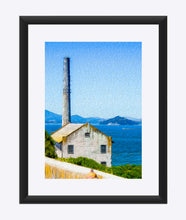 Load image into Gallery viewer, "Old Building at Alcatraz Island Prison" Matted Fine Art Print