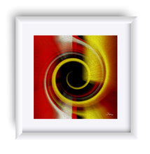 Load image into Gallery viewer, "Temporal Vortex 9" Matted Fine Art Print