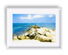 Load image into Gallery viewer, "The Jetty at Seven Mile Beach in Grand Cayman" Matted Fine Art Print