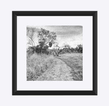 Load image into Gallery viewer, "The Path That Lies Ahead - BW" Matted Fine Art Print