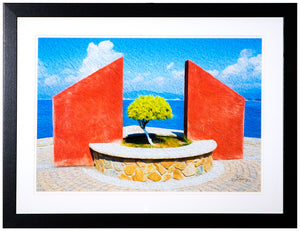"Tranquil Surroundings in Manzanillo, Colima" Framed Gallery Expression