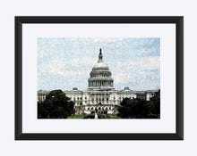 Load image into Gallery viewer, "US Capitol Building" Matted Fine Art Print