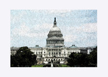 Load image into Gallery viewer, "US Capitol Building" Matted Fine Art Print
