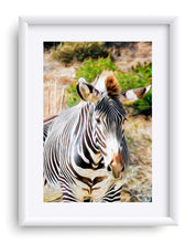 Load image into Gallery viewer, "Zebra 1" Matted Fine Art Print