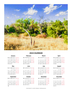 "A Place of Serenity 3" 17x22 inch 2024 Fine Art Calendar