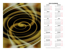 Load image into Gallery viewer, &quot;Dimensional Paradox 5&quot; 17x22 inch 2024 Fine Art Calendar