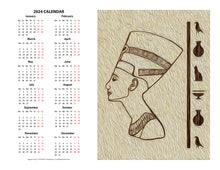 Load image into Gallery viewer, &quot;Egyptian King&quot; 17x22 inch 2024 Fine Art Calendar
