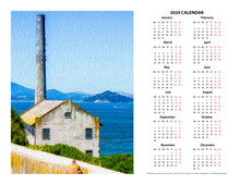 Load image into Gallery viewer, &quot;Old Building at Alcatraz Island Prison&quot; 17x22 inch 2024 Fine Art Calendar