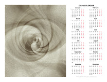 Load image into Gallery viewer, &quot;Spiral of Light&quot; 17x22 inch 2024 Fine Art Calendar