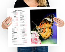 Load image into Gallery viewer, &quot;Zebra 1&quot; 17x22 inch 2024 Fine Art Calendar