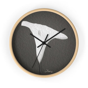 "Emerging Light of the Lily" 10" Fine Art Wall Clock