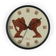 Load image into Gallery viewer, &quot;African Couple Profile 2&quot; 10&quot; Fine Art Wall Clock