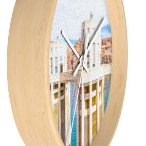 "Hoover Dam 1" 10" Fine Art Wall Clock