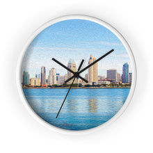 Load image into Gallery viewer, &quot;America&#39;s Finest City&quot; 10&quot; Fine Art Wall Clock