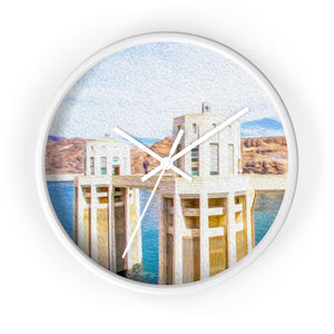 "Hoover Dam 1" 10" Fine Art Wall Clock