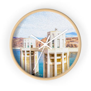 "Hoover Dam 1" 10" Fine Art Wall Clock