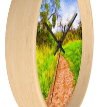 Load image into Gallery viewer, &quot;The Path That Lies Ahead&quot; 10&quot; Fine Art Wall Clock