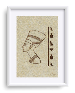 "Egyptian King" Matted Fine Art Print