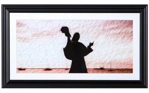 "Jesus del Caracol (Jesus and the Seashell) in La Paz, Mexico" Framed Gallery Expression