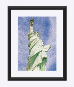 "Lady Liberty" Matted Fine Art Print