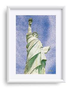 "Lady Liberty" Matted Fine Art Print