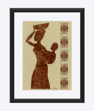 Load image into Gallery viewer, &quot;African Maternal Grace 1&quot; Matted Fine Art Print