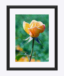 "Rosy Prominence 2" Matted Fine Art Print