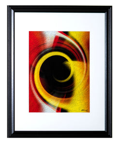 "Temporal Vortex 10" Framed Gallery Expression