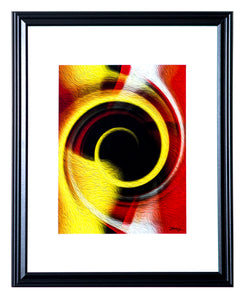 "Temporal Vortex 8" Framed Gallery Expression