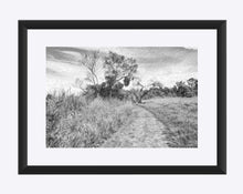 Load image into Gallery viewer, &quot;The Path That Lies Ahead - BW&quot; Matted Fine Art Print
